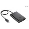 i-tec USB adaptér [1x USB-C® - 2x HDMI®] I-TEC USB C auf Dual HDMI 4K/60Hz 0.3 m