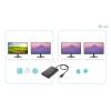 i-tec USB adaptér [1x USB-C® - 2x HDMI®] I-TEC USB C auf Dual HDMI 4K/60Hz 0.3 m