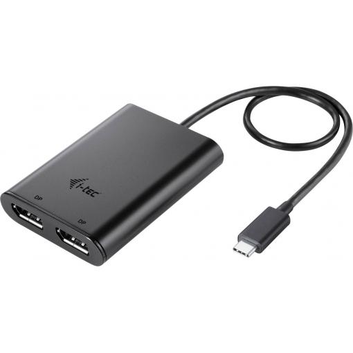 i-tec USB adaptér [1x USB-C® - 2x DisplayPort] i-Tec - Dockingstation - USB-C / USB4 / Thunderbolt 3 / Thunderbolt 4 0 mm