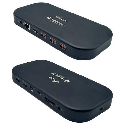 i-tec Dokovací stanice Thunderbolt™ 3 Thunderbolt 3/USB-C Dual 4K Dock PD 60W + Thunderbolt 3 Kabel+AC-Adapter