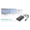 i-tec USB adaptér [1x USB-C® - 2x HDMI®] I-TEC USB C auf Dual HDMI Port 0.3 m