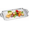 GEFU Grillpfanne BBQ groß Grilovací pánev stříbrná