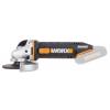 WX800 - Aku úhlová bruska 20V 115mm 2x2Ah - Powershare