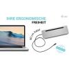i-tec USB-C® dokovací stanice I-TEC USB-C Metal Ergonomic 4K 3x Disply