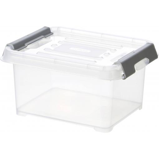 Curver 248389 Úložný box, HANDY, stohovatelné, (d x š x v) 215 x 170 x 100 mm, transparentní, 1 ks