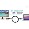 i-tec Thunderbolt kabel USB-C ® zástrčka, Konektor DisplayPort 1.5 m černá C31CBLDP8KBIDIR Kabel pro displeje USB-C®