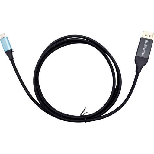 i-tec Thunderbolt kabel USB-C ® zástrčka, Konektor DisplayPort 1.5 m černá C31CBLDP8KBIDIR Kabel pro displeje USB-C®