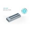 i-tec U3CHARGEHUB10 USB Hub 10 portů USB-A USB 3.0 5 GBit/s šedá I-TEC USB 3.0 Charging HUB 10 Port