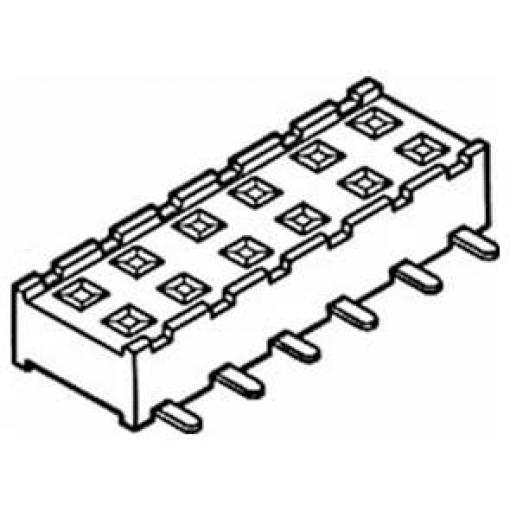 Amphenol zásuvková lišta 55510-104LF, 1 ks