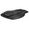 Perixx PERIDUO-512 DE B kabelový sada klávesnice a myše ergonomická německá, QWERTZ černá