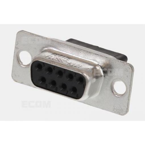 D-SUB zásuvka 9pin C0541-09FAATGBR, 180°, pozlacená