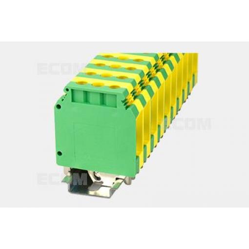 Svorkovnice DEG PC35-PE-01P-1Y, 1pól, zeleno-žlutá, DIN