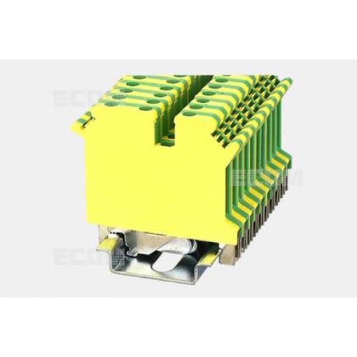 Svorka na DIN lištu PC2.5-TW-PE-01P-1Y-00Z(H), žlutozelená