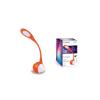 NILSEN LED stolní lampa MAGIC dotyková, stmívatelná, 7W, barev.podsvícení, oranžová  US013