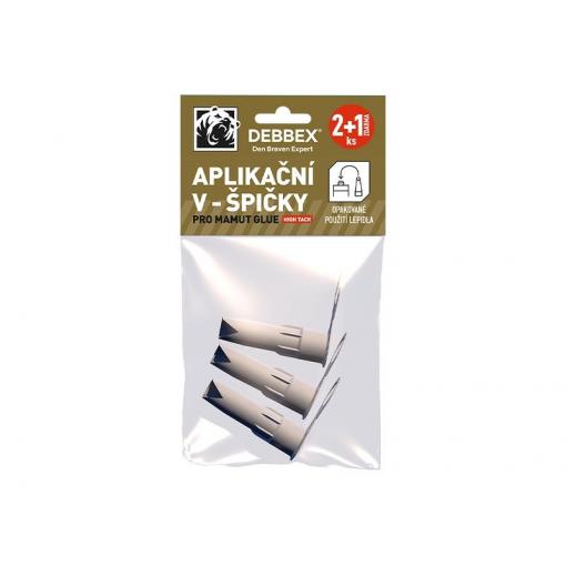 Aplikační V-špičky pro lepidla MAMUT GLUE DEBBEX 3ks
