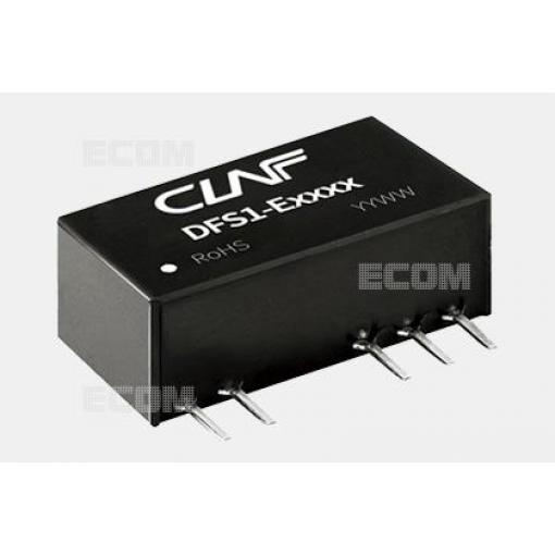 DC/DC měnič DFS1-E0512, ±12 V / 42 mA, izolovaný, SIP7