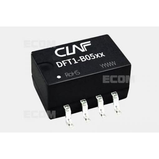 DC/DC měnič DFT1-B0505, 5 V / 200 mA, izolovaný, DIP-8 SMD