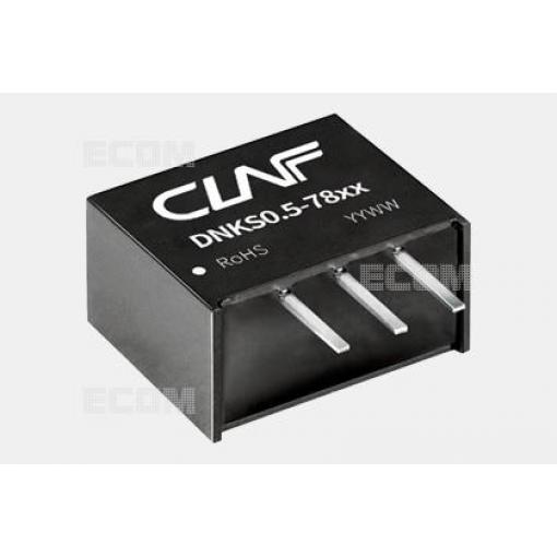 DC/DC měnič DNKS0.5-7805, ±5 V / 500 mA, SIP3