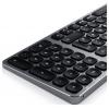 Satechi ST-ACBKM-DE Bluetooth® klávesnice německá, QWERTZ antracitová s číselnou klávesnicí, s podsvícením