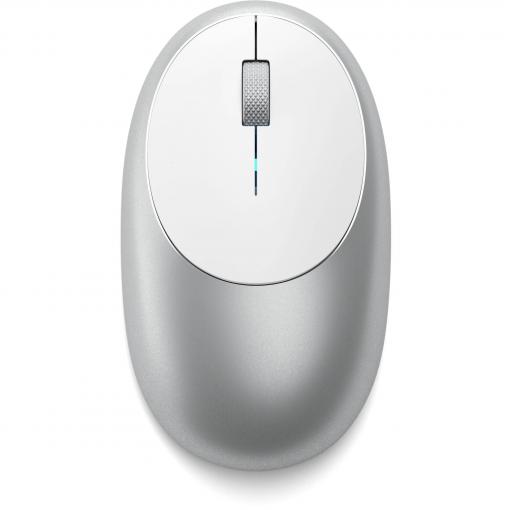 Satechi M1 optická myš, přenos Bluetooth®, 3 tlačítko, 1200 dpi, stříbrná