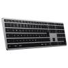 Satechi Slim X3 Bluetooth® klávesnice německá, QWERTZ antracitová tlačítka multimédií, s číselnou klávesnicí, s podsvícením