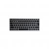 Satechi Slim X1 Mini Bluetooth® klávesnice německá, QWERTZ antracitová tlačítka multimédií, s podsvícením