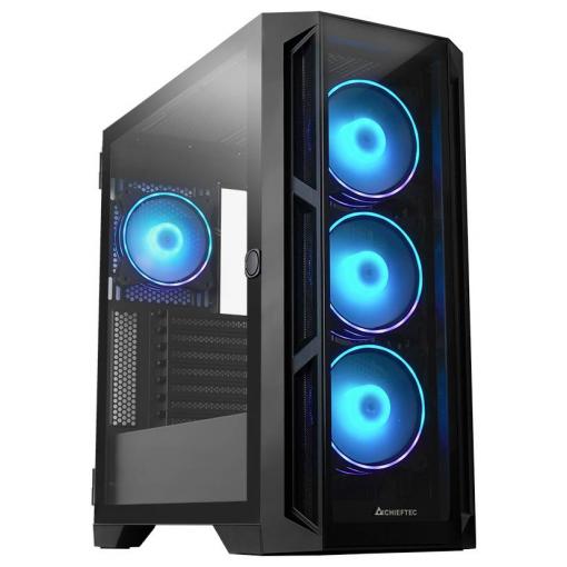 Chieftec GA-01B-TG-OP midi tower PC skříň černá