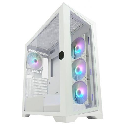 LC Power LC-806W-ON midi tower PC skříň bílá