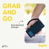 Aqiila B20+B powerbanka Li-Pol, 20000 mAh, USB-A, USB-C®, černá