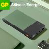 GP GPACCM10C000 powerbanka Li-Pol, 10000 mAh, USB-A, USB-C®, mechově zelená