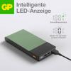 GP GPACCM10C000 powerbanka Li-Pol, 10000 mAh, USB-A, USB-C®, mechově zelená