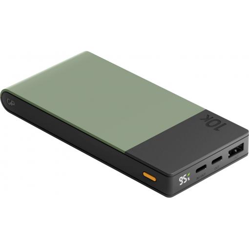 GP GPACCM10C000 powerbanka Li-Pol, 10000 mAh, USB-A, USB-C®, mechově zelená
