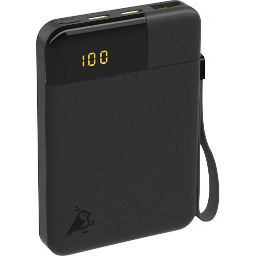 Aqiila Powerbird B5B powerbanka Li-Pol, 5000 mAh, USB-A, USB-C®, černá