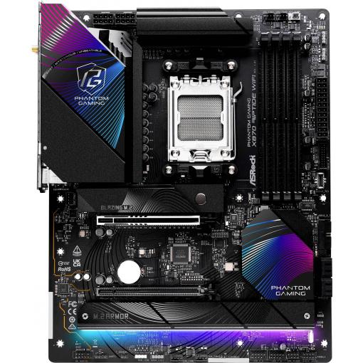 ASRock X870 Riptide WiFi (AM5) Základní deska Socket (PC) AMD AM5 Tvarový faktor E-ATX Čipová sada základní desky AMD® X870