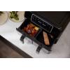 Kenwood Home Appliance HFM20.000MB horkovzdušná fritéza 8 l 1700 W funkce časovače, nepřilnavý povlak černá/stříbrná
