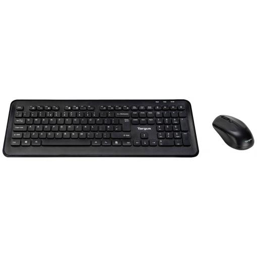 Targus AKM610UK bezdrátový sada klávesnice a myše Tiché klávesy anglická, QWERTY černá