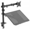 Akyga držák na stůl pro monitor AK-MB-04 2 Displej: (s) 81,3 cm (32) černá naklápěcí, otočný, nakláněcí
