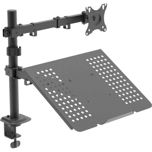 Akyga držák na stůl pro monitor AK-MB-04 2 Displej: (s) 81,3 cm (32) černá naklápěcí, otočný, nakláněcí