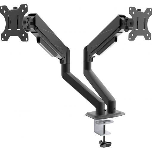Akyga držák na stůl pro monitor AK-MB-06 2 Displej: (s) 81,3 cm (32) černá naklápěcí, otočný, nakláněcí