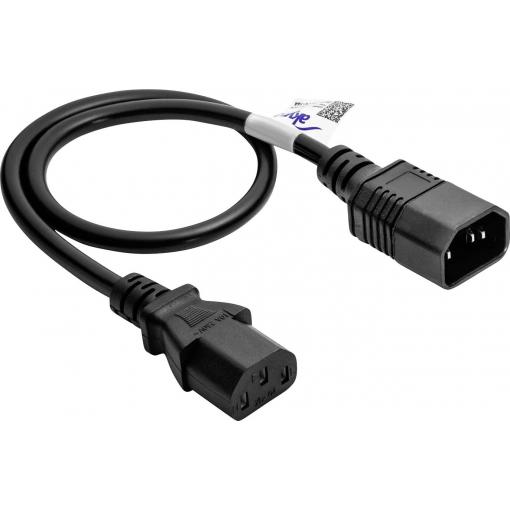 Akyga napájecí kabel 0.5 m černá