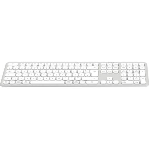 Hama WK-550 bezdrátový klávesnice německá, QWERTZ bílá tlačítka multimédií