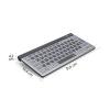 Hama WK-700 Bluetooth® klávesnice německá, QWERTZ černá tlačítka multimédií