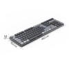 Hama WK-800 Bluetooth® klávesnice německá, QWERTZ černá tlačítka multimédií