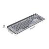 Hama WK-750 Bluetooth® klávesnice německá, QWERTZ černá tlačítka multimédií