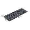Hama WK-300 Bluetooth® klávesnice německá, QWERTZ černá tlačítka multimédií