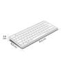 Hama WK-500 bezdrátový klávesnice německá, QWERTZ bílá
