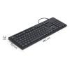 Hama CK-200 USB klávesnice německá, QWERTZ černá tlačítka multimédií