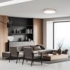 Solight LED osvětlení s dálkovým ovladačem Woody, 48W, 3360lm, 38cm, změna chromatičnosti, stmívatelné - WO8007