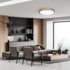 Solight LED osvětlení s dálkovým ovladačem Iron Oak, 48W, 3360lm, 40cm, změna chromatičnosti, stmívatelné - WO8005