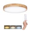 Solight LED osvětlení s dálkovým ovladačem Solid Oak, 48W, 3360lm, 39cm, změna chromatičnosti, stmívatelné - WO8009